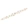 Square and Disc Shape White Mother-Of-Pearl 14K Yellow Gold Multi-Row Bracelet