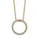 14K Yellow Gold Lab Grown Diamond VS/SI GH, Circle Necklace