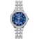 Bulova Women's Phantom Blue Dial, Stainless Steel Watch