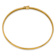 10k Yellow Gold 6.2mm Twisted Diamond-Cut and Brushed Flexible Bangle