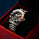 Duxot Atlantica Skeleton Diver Black Dial W/Orange Accent White
Stainless Steel Band Automatic Watch