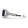Rhodium Over Sterling Silver Polished Fancy Blue and White Cubic
Zirconia Ring