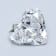 1ct Natural White Diamond Heart Shape, D Color, IF Clarity, GIA Certified