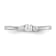 Rhodium Over 14K White Gold First Promise Diamond Promise/Engagement
Ring 0.25ctw