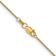 14k Yellow Gold 1mm Solid Round Open Link Cable 26 Inch Chain