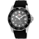 Seapro Men's Agent GMT Gray Dial Black Rubber Strap Watch