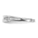 Rhodium Over 14K White Gold Diamond Trio Men's Wedding Band 0.14ctw