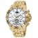 Seapro Men's Montecillo White Dial, Yellow Stainless Steel Watch