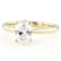 Lab-Grown Diamond Oval Solitaire Ring In 14K Gold 1.10ct