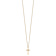 14k Yellow Gold Children's Natural Round Diamond Cross Pendant With 15
Inch Cable Chain
