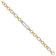 14k Yellow Gold and 14k White Gold 9.1mm Fancy Link Bracelet