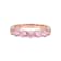 Pink Cubic Zirconia 18k Rose Gold Over Sterling Silver Ring 2.16ctw
