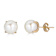 14KY 9mm Cultured Pearl Stud  Earrings