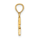 14k Yellow Gold Polished Block Letter G Initial Pendant