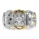 10K Two-tone Yellow and White Gold Men's Enamel and Diamond Eagle
Masonic Shriner's Ring 0.51ctw