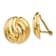 14k Yellow Gold Polished Non-Pierced Stud Earrings