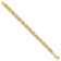 14K Yellow Gold 6.5mm Byzantine Chain Bracelet