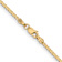 14k Yellow Gold 1.3mm Solid Franco 16 Inch Chain