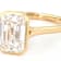 3ct Emerald-Cut Lab-Grown Diamond Solitaire Ring In Solid 14K Yellow Gold