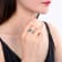 Blue Topaz with White Topaz Accents Sterling Silver Ring, 2.97ctw