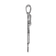 Rhodium Over 14k White Gold Satin Diamond Kid with Bow Pendant