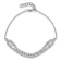 14K White Gold Lab Grown Diamond VS/SI GH, with 1 Inch Extension Bracelet