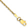 10k Yellow Gold 1.5mm Diamond-Cut Rope Link Bracelet
