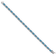 Rhodium Over 14k White Gold Oval Blue Topaz and Diamond Bracelet