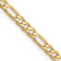 14K Yellow Gold 3mm Flat Figaro Chain Necklace