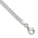 Sterling Silver Polished 3.15mm Curb Chain Bracelet