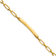 14K Yellow Gold 4.8mm ID Oval Link 7.5 inch Bracelet