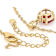 Lab-Created Red Beryl And White Lab-Created Moissanite Pendant Necklace
In 18K Gold Over Sterling Silver 1.73ctw