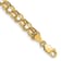 14k Yellow Gold 5.5mm Double Link Charm Bracelet