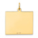 14k Yellow Gold Satin Tuesday the First Day Calendar Pendant