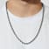 Robert Alton Men's Rope Chain Necklace 5mm In Stainless Steel 24 Inch