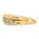 14K Yellow Gold Lab Grown Diamond SI1/SI2, G H I, Men's Band