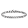 Rhodium Over Sterling Silver Polished 5.0mm Box 8 Inch Chain