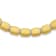 18K Yellow Gold with White Rhodium Diamond Textured 18 Inch Necklace