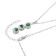 Green Cubic Zirconia Platinum Over Sterling Silver May Birthstone
Pendant 5.84ctw