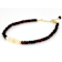 Garnet And Opal Beaded Bracelet In 18K Gold Over Sterling Silver