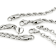 Curb, Rope And Cable Link Bracelet Set Of 3 In Silver-Tone