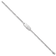 Rhodium Over 14k White Gold Oval Figaro Link ID Bracelet