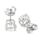 Lab-Grown Diamond Stud Earrings In 14K White Gold 4.00ctw