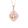 1.93ctw Morganite and Diamond Pendant in 14k Rose Gold