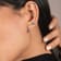 White Cubic Zirconia 14k White Gold Earrings With Velvet Gift Box 1.00ctw