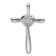Rhodium Over 14k White Gold Diamond Chain Slide Pendant