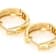 Small Diamond-Cut Huggie Hoop Earrings In 10K Gold