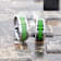 VERMONT Tungsten Wedding Band With Emerald Green Carbon Fiber Inlay 8mm