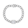 CZ Curb Link Bracelet In Platinum-Enhanced Sterling Silver 10.71ctw