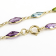 Multi-Gem 14k Yellow Gold 18" Necklace 18.88ctw